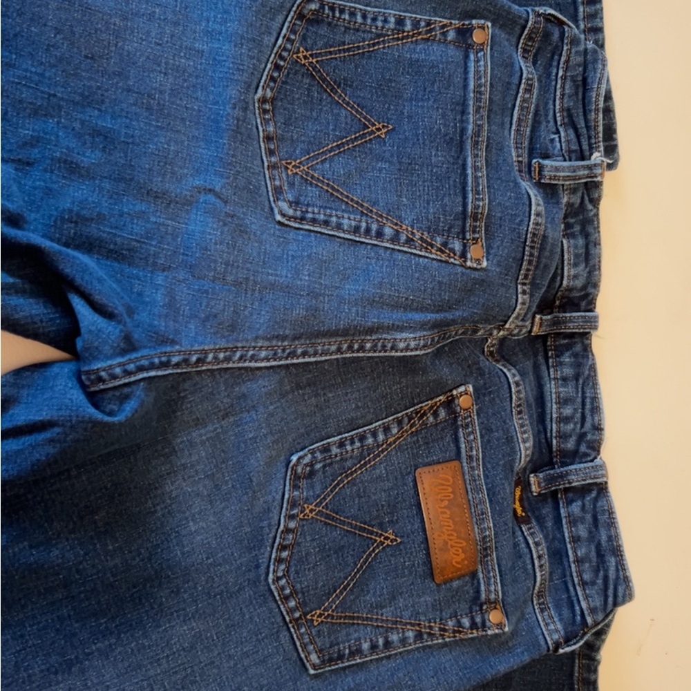 Wrangler Dark Blue Denim Jeans